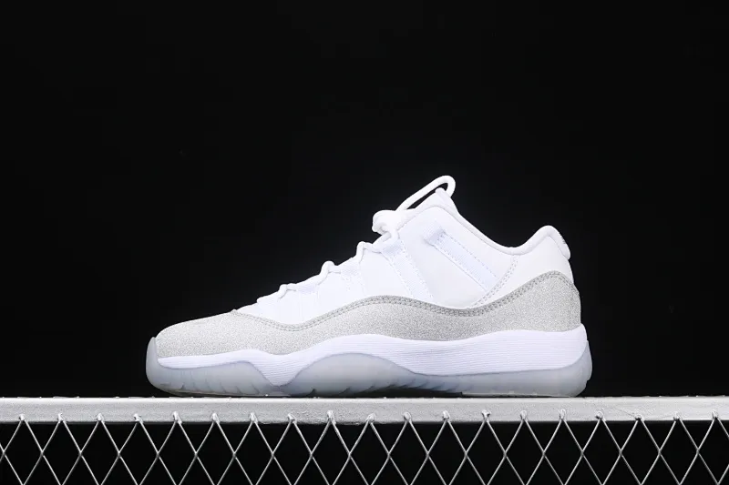 All categories Air Jordan Jordan series basketball shoes Air Jordan 11 Air Jordan 11 low Metallic Silver AJ11 Joe 11 Swarovski Stars AH0715-100